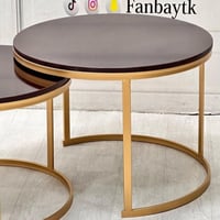 طقم طاولتين متداخلتين