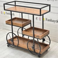 عربية تقديم خشبية-FANBAYTK