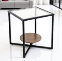 طاوله مفردزجاج مقاس 50×50×50