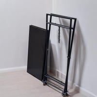 عربية تقديم 2 دور خشب تصفيط (قابلة للطي)