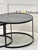 طقم طاولتين متداخلتين