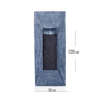 شلال فايبر مستطيل بإضاءة ليد كبير رقم: 5011