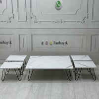 طقم طاولات القهوة الأنيق