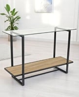 مدخل خشب زجاج : SHML-C252