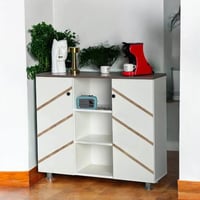 ركن كوفي مع رفوف وسطية