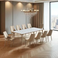 طاولة طعام رخام 10 كرسي -SH