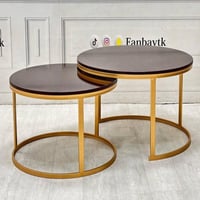 طقم طاولتين متداخلتين