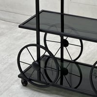 عربيه تقديم مقاس لون اسود 90*30*80