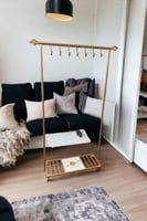 علاق ملابس ذهبي مقاس : 170*30*80