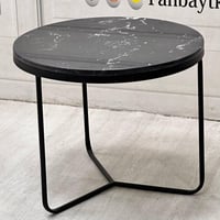 طقم طاولتين بديل الرخام مطفي-FANBAYTK