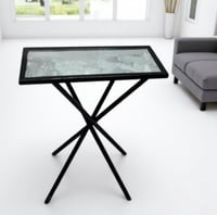 طاولة خدمة اسود مقاس :25*45*45