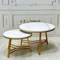 طقم طاولتين بلمسة عصرية