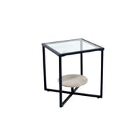 طاوله مفردزجاج مقاس 50×50×50