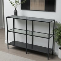 طاوله مدخل بثلاثه طابق -أسود