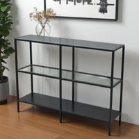 طاوله مدخل بثلاثه طابق -أسود