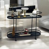 عربية تقديم 2 دور زجاج اسود