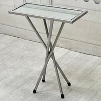 طاولة خدمة فضي مقاس :16* 45 * 56