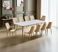 طاولة طعام بديل رخام 10 كرسي-SH