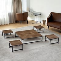 طقم طاولات خشب 5 قطع : SHML