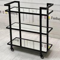 عربية تقديم ترولي 3 دور زجاج مراية