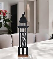 استاند مسجد اسود بقاعدة بني مقاس 98 سم