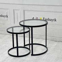 طقم طاولتين متداخلتين