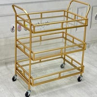 عربة 3 دور زجاج شفاف