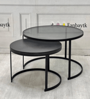 طقم طاولتين متداخلتين