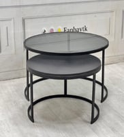 طقم طاولتين متداخلتين