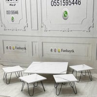 طقم طاولات القهوة الأنيق