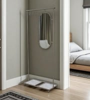 علاق عبايات حديد بلون شمباني فاخر مع قاعدة سيراميك...