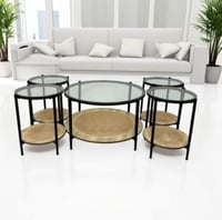 طاولات تقديم ضيافة 1+4 :QASR-CHAIN