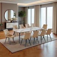 طاولة طعام سيراميك 10 كرسي-SH