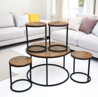 طقم طاولات 5 قطع