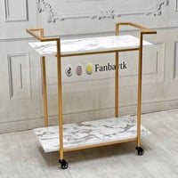 عربة تقديم ضيافة دورين جوانب أنيقة