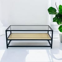 طاوله شاهي مفرد زجاج مقاس 50×60×120