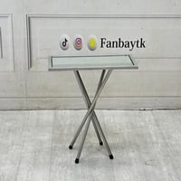 طاولة خدمة فضي مقاس :16* 45 * 56