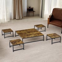 طقم طاولات خشب 5 قطع : SHML