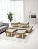 طقم طاولات ضيافة ارضي شمباني