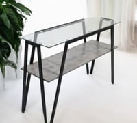 مدخل استقبال خشب مع زجاج