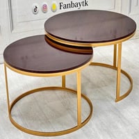 طقم طاولتين متداخلتين