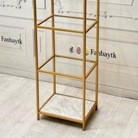 خزانة كتب برفوف زجاجية