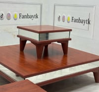 طقم طاولات 1 +4 خشب-FANBAYTK