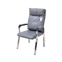 كرسي مكتبي ثابت قماش : W-3 GRAY