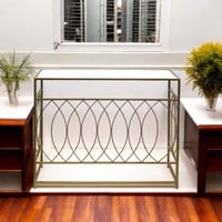 مدخل بيضاوي  حديد + بورسلان