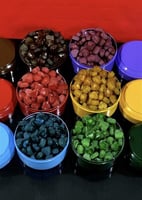 جمله مجموعة المستكه المعطره نص درزن وزن كل علبة 18...