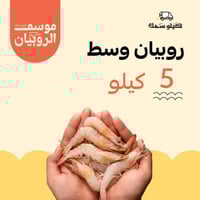 روبيان خمسة كيلو - 5 Kg Medium Shrimp