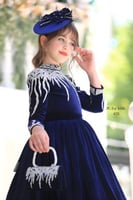 فستان السهرة المخملي للأطفال: أناقة الليل الساحرة...