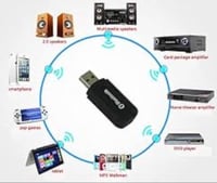 Go-Des- وصلة جهاز استقبال الصوت بالبلوتوث للسيارة...