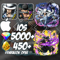 حساب لوتشي + زورو / +5000 / +450 / للأيفون فقط